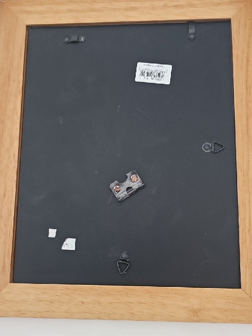 Wooden Photo Frame with Navy Mat 10 X 12 Od. 4 X 6 Pic Or - Picture 2 of 5